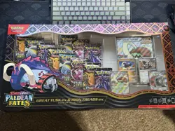 FREESHIP/SHIPNOW Pokemon Paldean Fates Great Tusk Iron Treads Premium Collection - Image 1