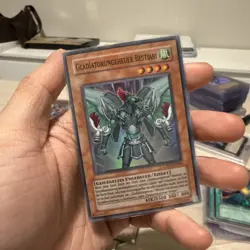 Yu-Gi-Oh! TCG German Gladiator Beast Bestiari CP07-DE004 Super Rare NM - Image 1