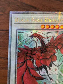 Yu-Gi-Oh! Black Rose Dragon Alt Art Quarter Century Secret Rare RA04-EN057 NM/LP - Image 4