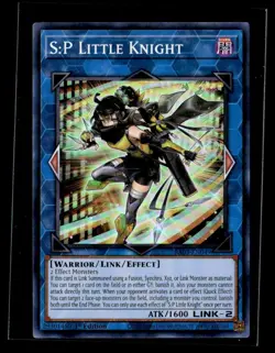 2024 YuGiOh Quarter Century Bonanza Super Rare 1st Edition S:P Little Knight - Image 1