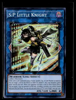 2024 YuGiOh Quarter Century Bonanza Super Rare 1st Edition S:P Little Knight - Image 1