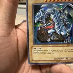Yu-Gi-Oh! TCG Secret Rare Blue-Eyes White Dragon PCK-001 Near Mint English - Image 4