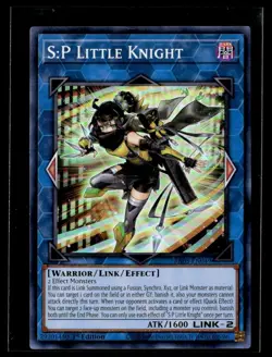 2024 YuGiOh Quarter Century Bonanza Super Rare 1st Edition S:P Little Knight - Image 1