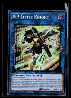 2024 YuGiOh Quarter Century Bonanza Super Rare 1st Edition S:P Little Knight - Image 1