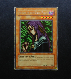 🧙🏼 1996 Yu-Gi-Oh! | WITCH OF THE BLACK FOREST 1st EDITION MRD-116 | Played - Image 1
