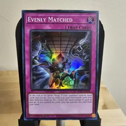 Yugioh Evenly Matched RA01-EN074 Super Rare 1st Edition NM - Image 1
