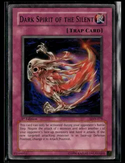2003 YuGiOh Labyrinth of Nightmare Super Rare 1st Edition Dark Spirit of the - Image 1