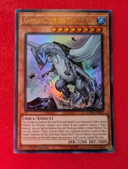 Gameciel, the Sea Turtle Kaiju DUDE-EN037 Duel Devastator 1st Edition Ultra - Image 1