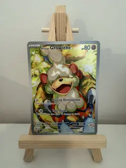 Hisuian Growlithe 181/167 Illustration Rare Twilight Masquerade Pokemon Card - Image 1