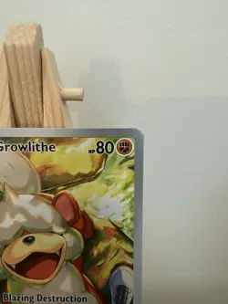 Hisuian Growlithe 181/167 Illustration Rare Twilight Masquerade Pokemon Card - Image 4