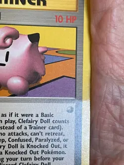 POKEMON CLEFAIRY DOLL 70/102 RARE BASE SET MP CARD - Image 4