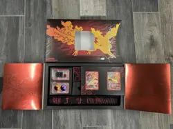 Pokemon Team Rocket's Moltres UPC PROMO CARDS, Deck Box, Playmat, Markers & dice - Image 1