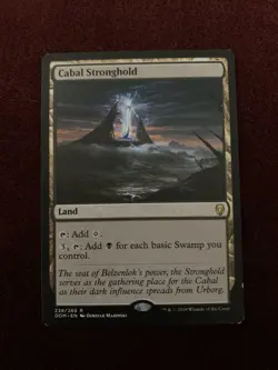 Cabal Stronghold Dominaria Card Magic the Gathering, NM Condition, Regular Card - Image 1