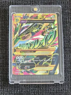M Rayquaza EX Shiny Full Art Holo Card 98/98 XY-Ancient Origins - Image 2