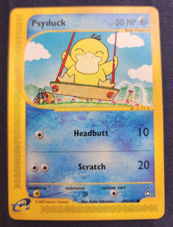 Pokemon TCG Aquapolis Psyduck Common Card 104/147 MP - Image 3