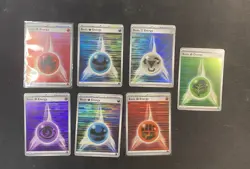 Black Bolt/White Flare 7 HOLO Energy Cards Pokemon TCG 2025 SCARLET& VIOLET - Image 1