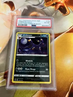 Umbreon SWSH129 Promo English PSA Graded 6 Pokemon Trading Card Game - Image 1