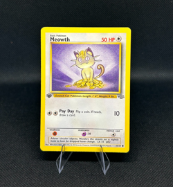 Meowth Pokemon 1999 Jungle #56/64 1st Edition Common WOTC Vintage Card - Image 1