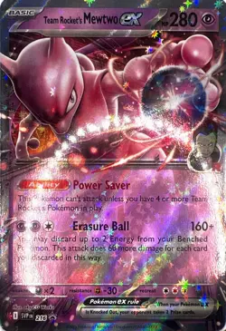 Pokemon Team Rockets Mewtwo Ex Promo Card 216￼ - Image 1