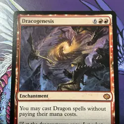 MTG Magic the Gathering Dracogenesis (105/471) Tarkir Dragonstorm NM Mythic Card - Image 2