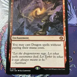 MTG Magic the Gathering Dracogenesis (105/471) Tarkir Dragonstorm NM Mythic Card - Image 3