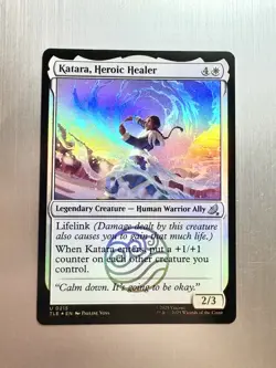 Katara, Heroic Healer - 215 - MTG Avatar: The Last Airbender - Uncommon - FOIL - Image 1