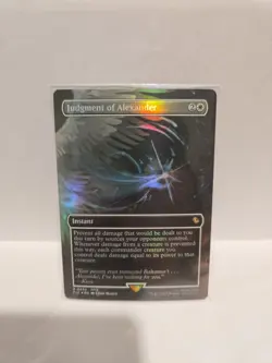Judgment of Alexander (Borderless) Commander: Final Fantasy Foil Near Mint - Image 1