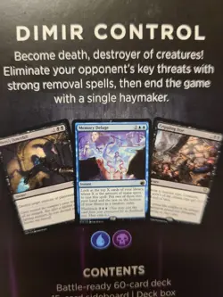 MTG Magic Dimir Control Standard Challenger Deck 2022 Factory Sealed SEE PICS - Image 3