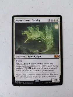 MTG-Moonshaker Cavalry- Wilds of Eldraine Regular #d181 - Image 1
