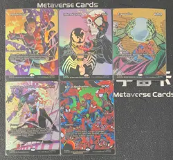 Magic MTG Traumatize Rite of Replication Foil Borderless Marvel Spider-Man Lot*5 - Image 1