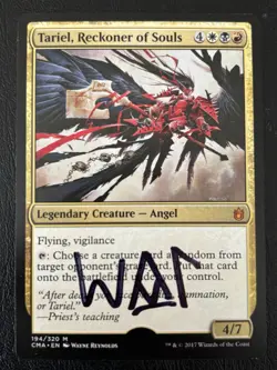 Tariel, Reckoner of Souls Artist Proof Signed Commander Anthology CMA MTG - Image 1
