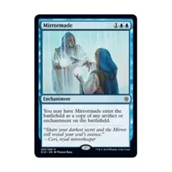 WOTC MtG Throne of Eldraine Mirrormade (R) (Foil) NM - Image 1