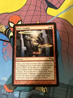 Fiery Gambit Mirrodin Regular for sale online - Image 1