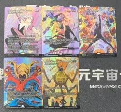 Magic MTG Saw In Half Relentless Assault Foil Borderless Marvel Spider-Man Lot*5 - Image 1