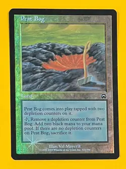 MTG PEAT BOG (Foil) MERCADIAN MASQUES (OldManMTG 012-434) - Image 1