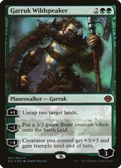 Garruk Wildspeaker (Garruk vs. Liliana) [Duel Decks Anthology] Magic MTG - Image 1