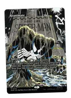 MTG Marvel Universe Spider-Man Reanimate #0020 Borderless Mythic Rare NM AD91 - Image 1
