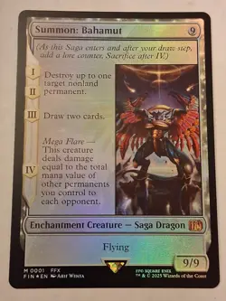 Summon: Bahamut Final Fantasy Foil - Image 1