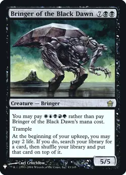 Bringer of the Black Dawn [Mystery Booster] Magic MTG - Image 1