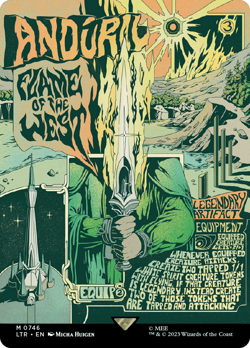 Anduril, Flame of the West (Borderless Poster) [The Lord of the Rings: Tales of - Image 1