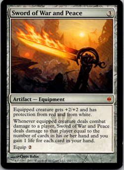 Sword of War and Peace M New Phyrexia NPH 161 LP Normal - Image 1