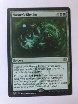 Nature's Rhythm MTG Tarkir: Dragonstorm NM #150 - Image 1