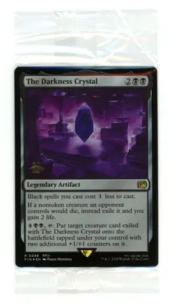 MTG Final Fantasy The Darkness Crystal #96 Rare Pre-Release Promo Sealed AD91 - Image 1