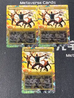 Magic MTG Multiversal Passage R0206 Borderless Marvel Spider-Man Lot*3 - Image 1