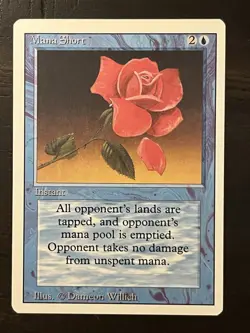 Magic the Gathering ~ MTG ~ 1x Mana Short ~ 3rd Edition ~ Near Mint ~ REVISED - Image 1