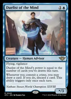 x1 Duelist of the Mind - Foil R MTG Outlaws of Thunder Junction M/NM, English - Image 1
