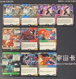 Magic MTG Black Cat,Cunning Thief Borderless Marvel Spider-Man Lot*10 - Image 1