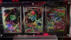 Pokemon Trio megaVenusaur ivysaur Bulbasaur Mega Evolution Jap con espositore - Image 3
