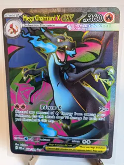 Mega Charizard X ex 109/94 NM + Ultra Rare - Phantasmal Flames Pokemon TCG Card - Image 1