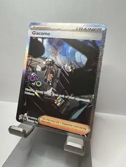 Pokemon TCG Giacomo Trainer Card 267/193 SV Paldea Evolved NM Mint - Image 1
